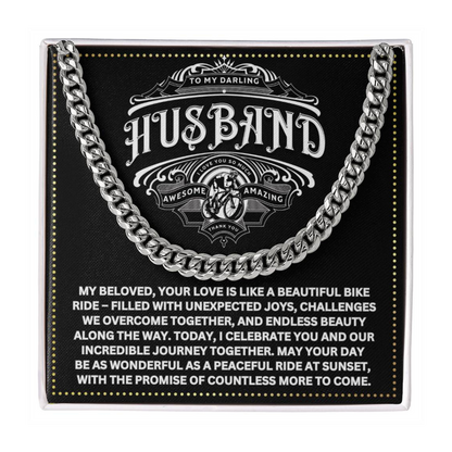 JGF Jewelry Gifts for Family Bicycle Husband Gift 50 Birthday Card For Him