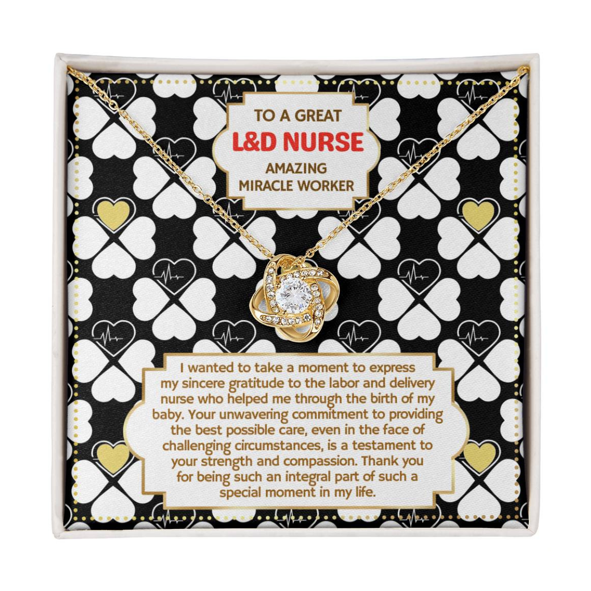 JGF Jewelry Gifts for Family Labor and Delivery Nurse Gifts