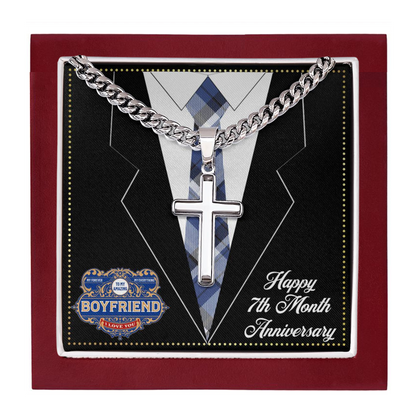 JGF Jewelry Gifts for Family 7 7th Seven Month Anniversary For Boyfriend
