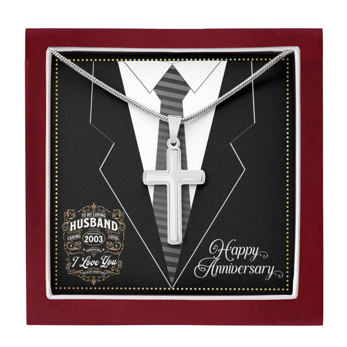 JGF Jewelry Gifts for Family We Still Do Together Since 2003 I Love You My Husband Anniversary Card