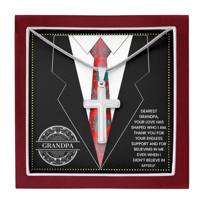 JGF Jewelry Gifts for Family Grandpa 80th Birthday Card From Child