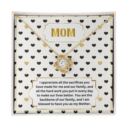 JGF Jewelry Gifts for Family To My Mom Necklace From Daughter And Son