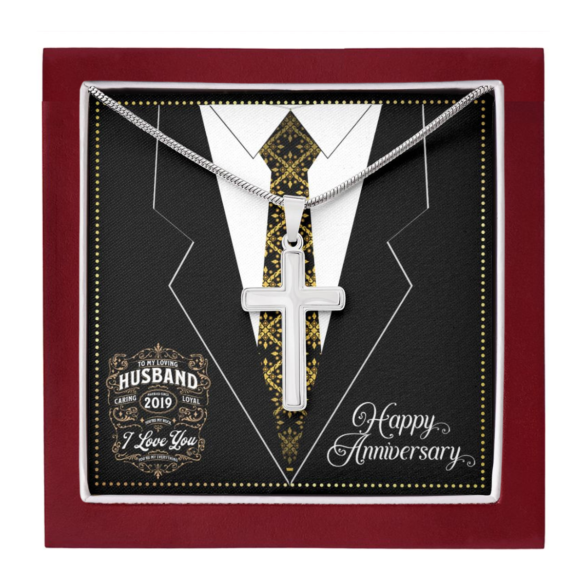 JGF Jewelry Gifts for Family We Still Do Together Since 2019 I Love You My Husband Anniversary Card