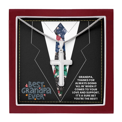 JGF Jewelry Gifts for Family Casino 80th Birthday Gifts For Grandpa Poker Gifts For Men Unique