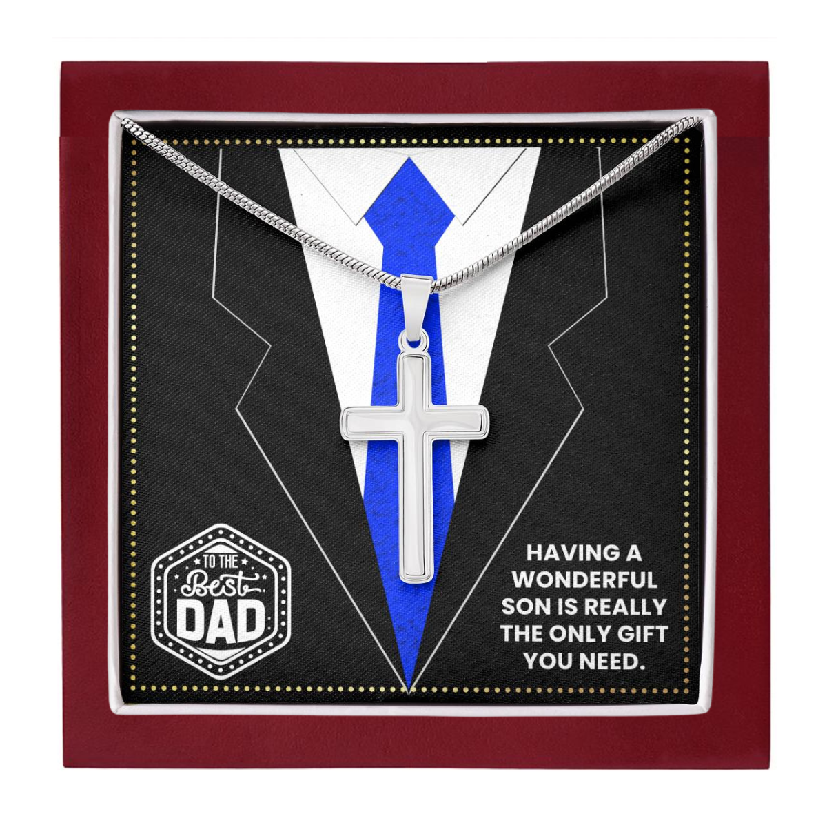JGF Jewelry Gifts for Family Engineer Dad Gifts 30 Years Old From Son