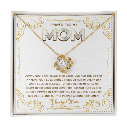 JGF Jewelry Gifts for Family Love Knot Necklace For Women