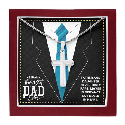 JGF Jewelry Gifts for Family To My Awesome Dad Gifts 50 Years Old Birthday From Daughter