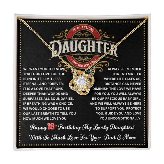 JGF Jewelry Gifts for Family 18 Year Old Daughter Gift From Dad And Mom