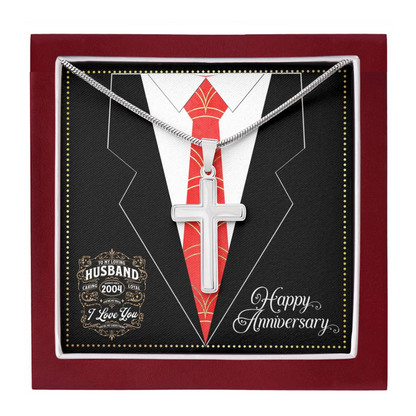 JGF Jewelry Gifts for Family Married Since 2004 Wedding Anniversary Card For Husband