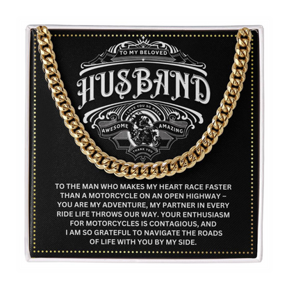 JGF Jewelry Gifts for Family Husband Birthday Gift Motorcycle From Wife
