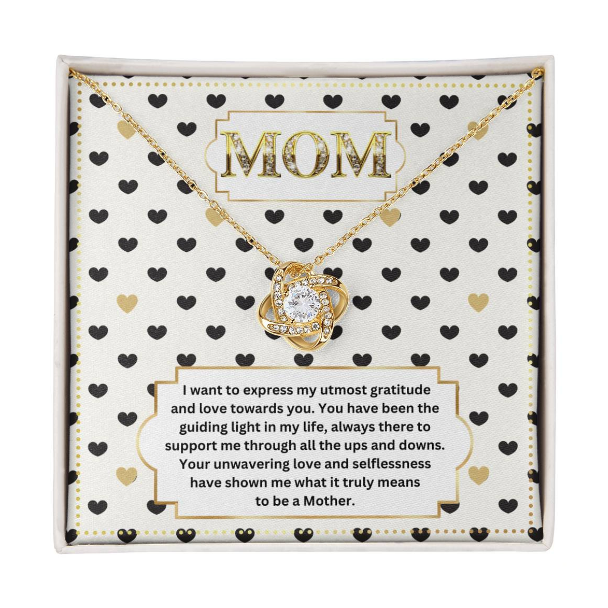 JGF Jewelry Gifts for Family My Mom I Love You Mommy Necklace From Son And Daughter