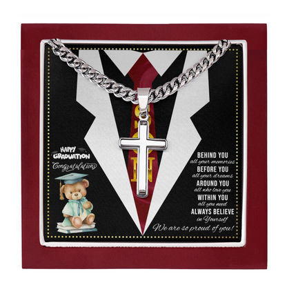 JGF Jewelry Gifts for Family Son Police Academy Graduation Gifts For Him