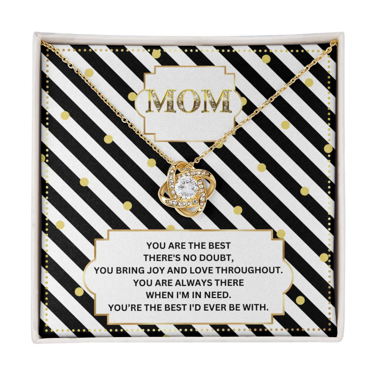 JGF Jewelry Gifts for Family My Mommy I Love You Mom Necklace From Son And Daughter