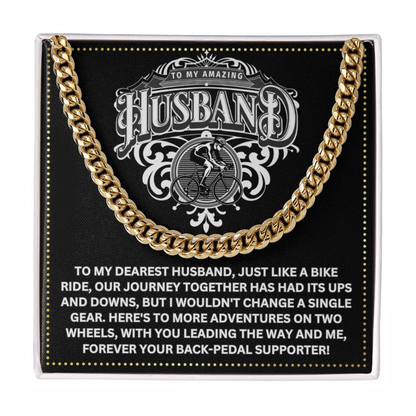 JGF Jewelry Gifts for Family Birthday Cyclist Husband Gifts From Wife For Men