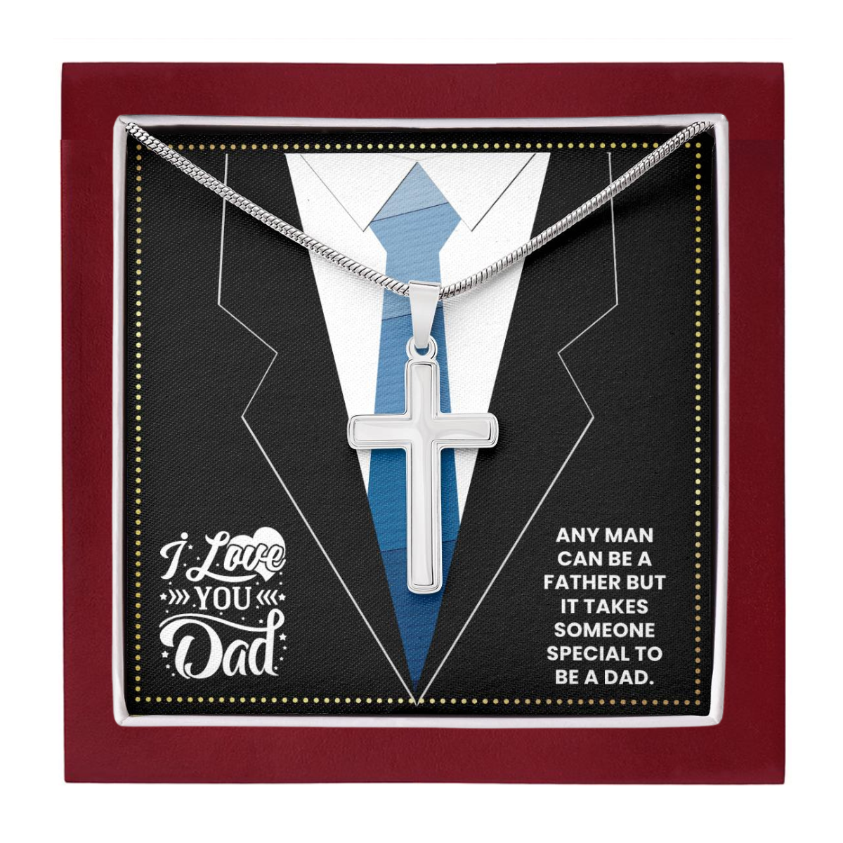 JGF Jewelry Gifts for Family Religious Gifts For Dad From Daughter And Son