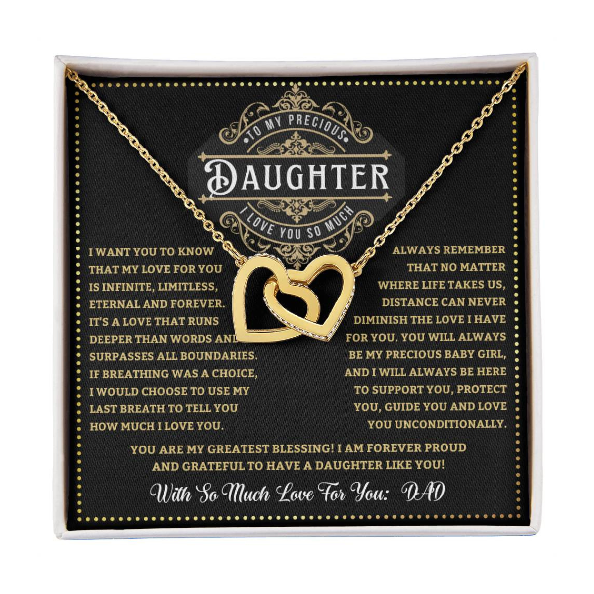 JGF Jewelry Gifts for Family Happy 21st Birthday Gifts Necklace For Daughter From Dad