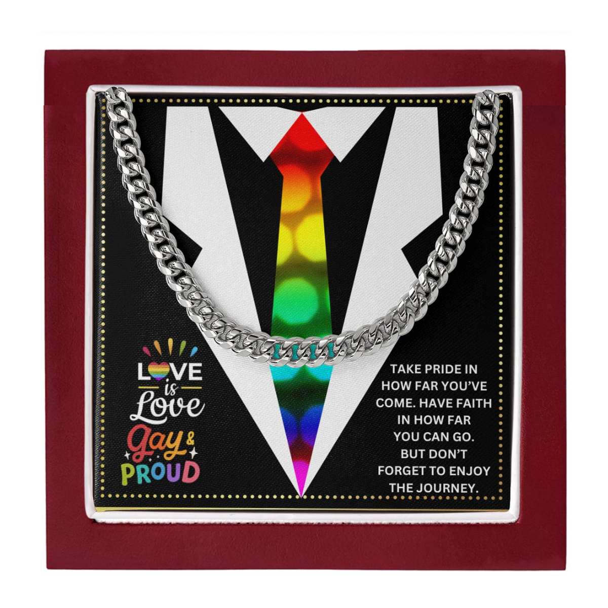 JGF Jewelry Gifts for Family 50th Birthday Gifts For Gay Men Best Friend