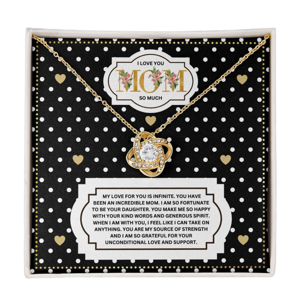 JGF Jewelry Gifts for Family My Mommy I Love You Mom Necklace