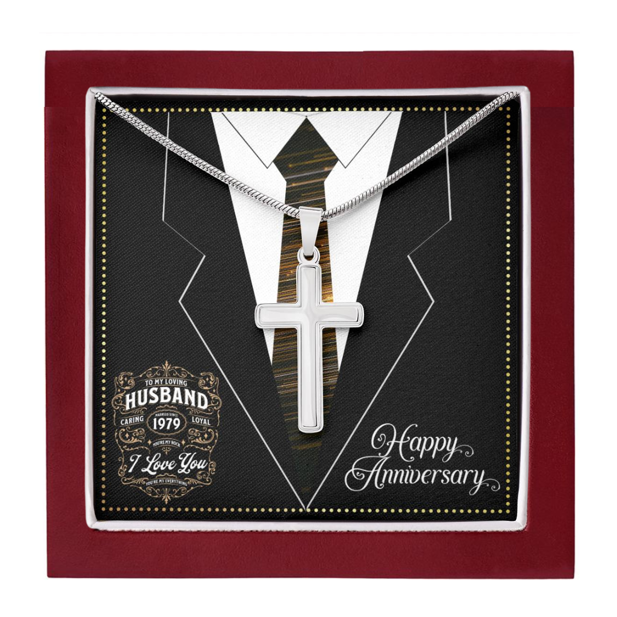 JGF Jewelry Gifts for Family We Still Do Together Since 1979 I Love You My Husband Anniversary Card