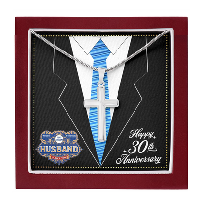 JGF Jewelry Gifts for Family 30 Year 30th Wedding Anniversary For Him Husband