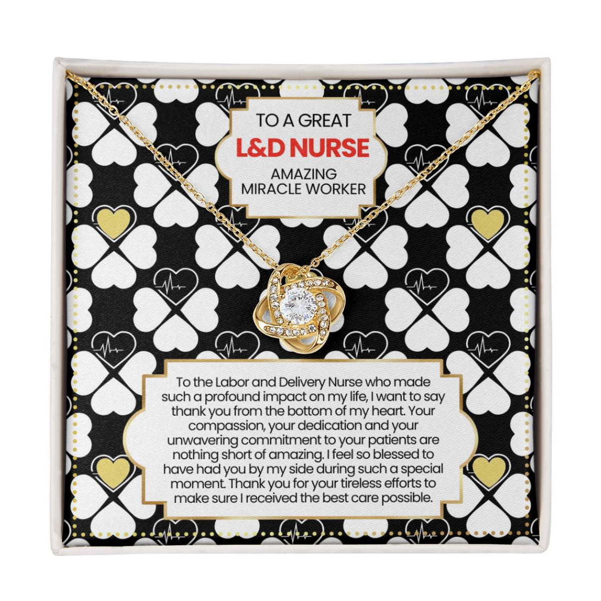 JGF Jewelry Gifts for Family L&D Nurse Gifts