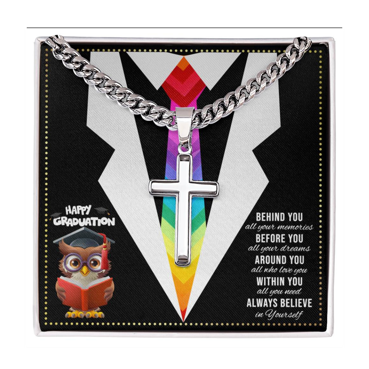 JGF Jewelry Gifts for Family Gay Pride Gifts For Graduation