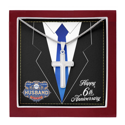 JGF Jewelry Gifts for Family 6 Year 6th Wedding Anniversary For Him Husband
