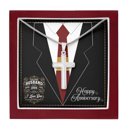 JGF Jewelry Gifts for Family Married Since 1999 Wedding Anniversary Card For Husband