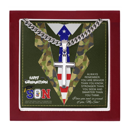 JGF Jewelry Gifts for Family Mother to Military Son Gifts From Mom