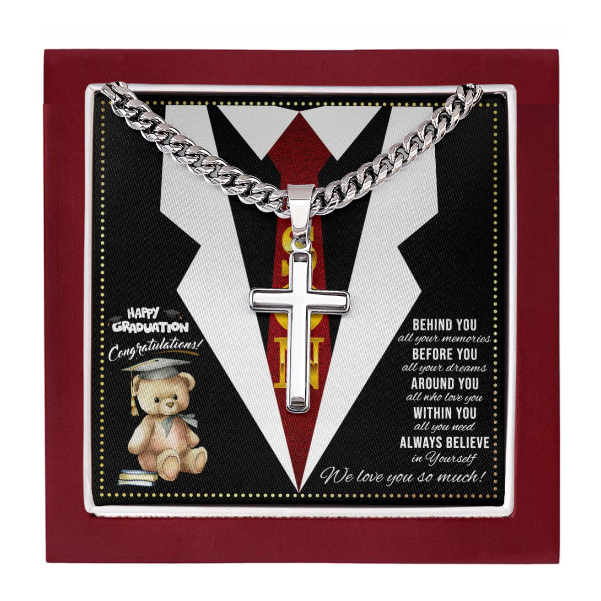 JGF Jewelry Gifts for Family Son Graduation Gifts For Him