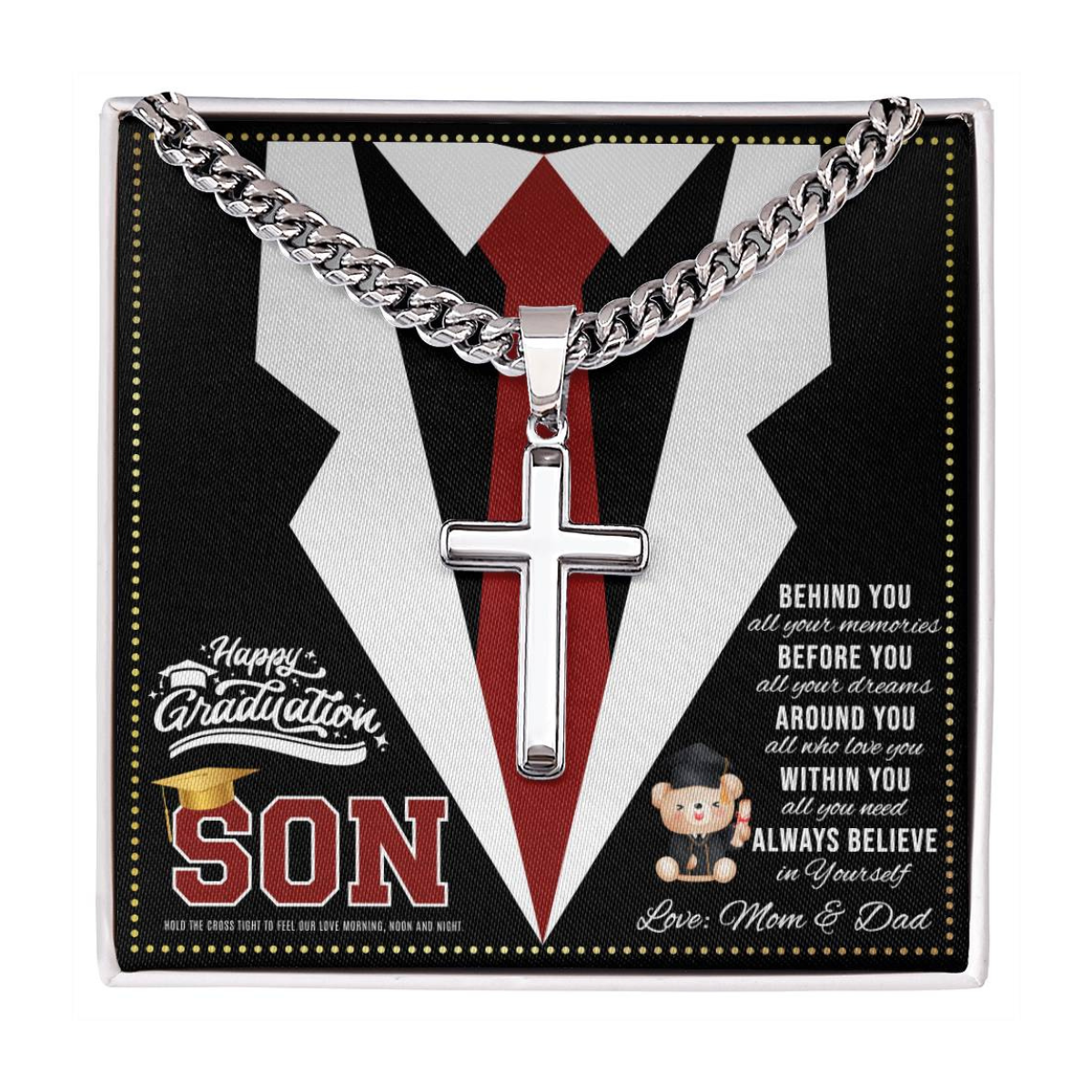 JGF Jewelry Gifts for Family College Graduation Gifts For Him