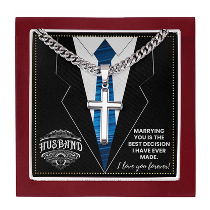 JGF Jewelry Gifts for Family 1st First Wedding Anniversary Card For Him Husband