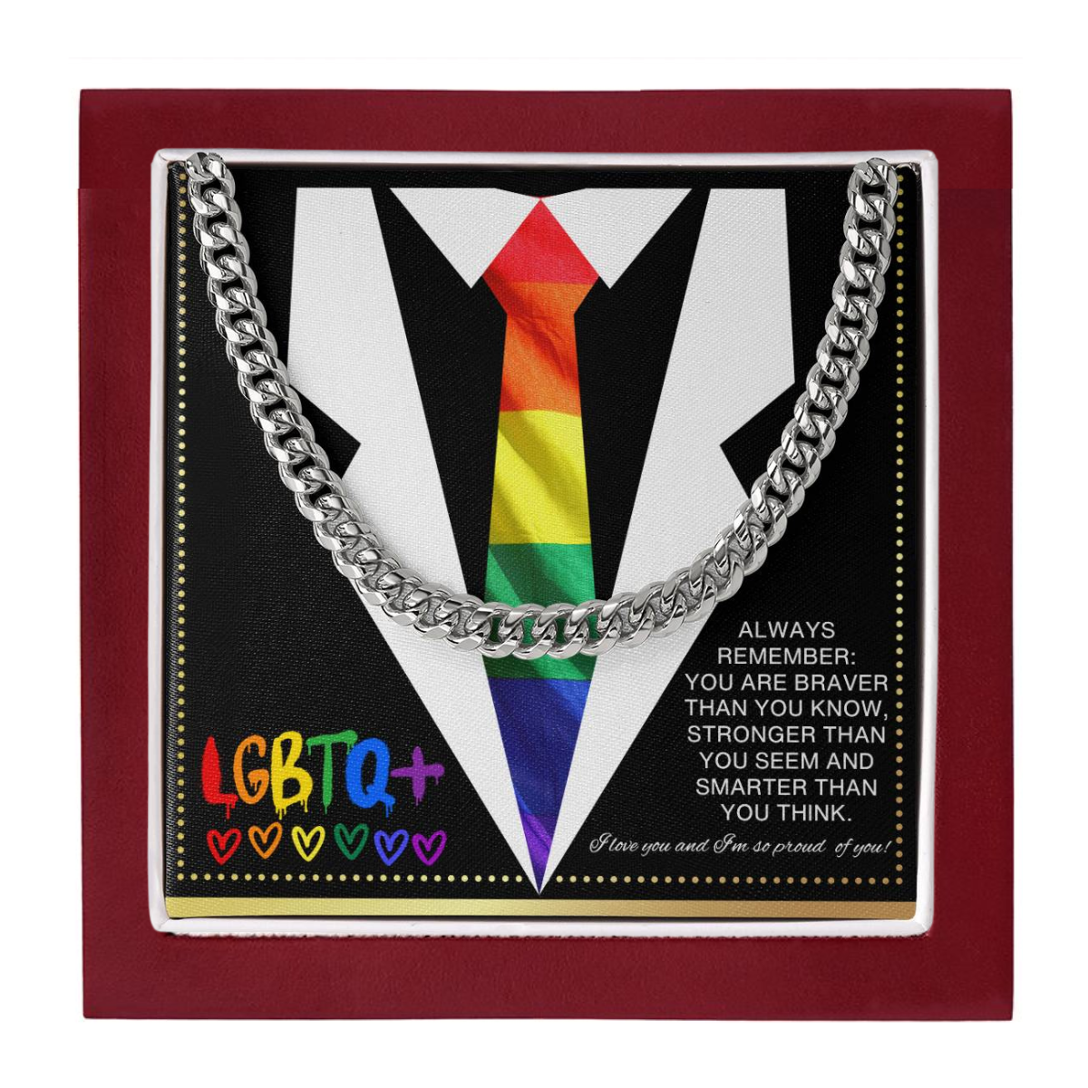 JGF Jewelry Gifts for Family LGBT Birthday Gifts