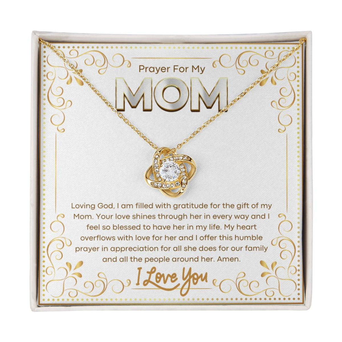 JGF Jewelry Gifts for Family I Love You Mom Necklace For My Mommy
