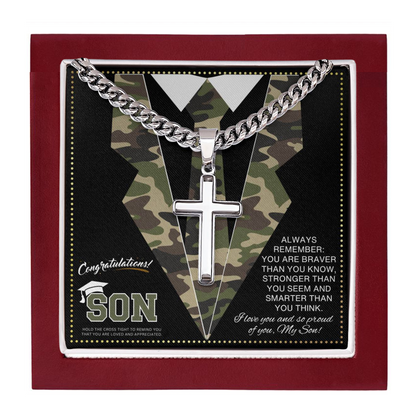 JGF Jewelry Gifts for Family  Army National Guard Graduation Gifts For Son