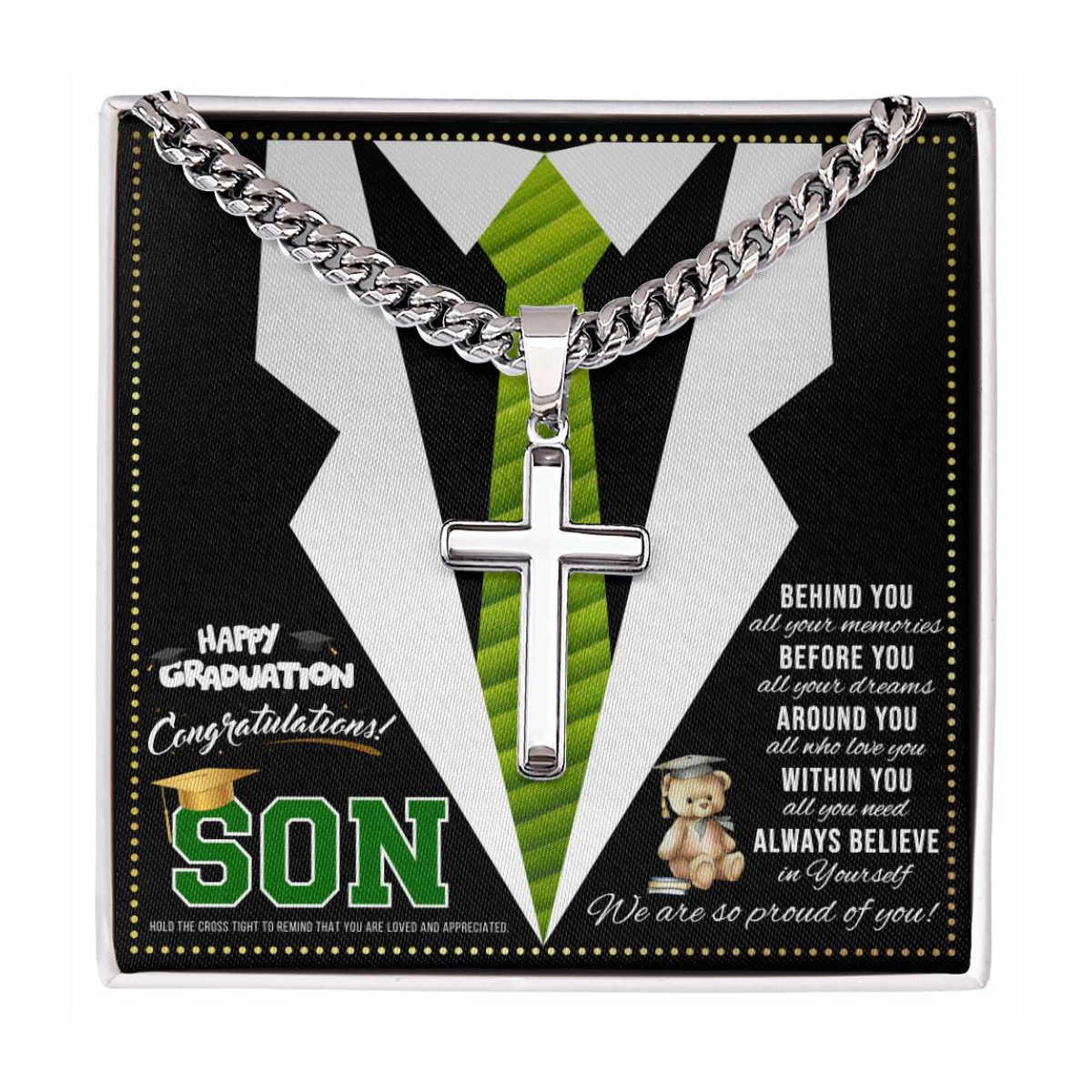 JGF Jewelry Gifts for Family Graduation Gifts For Boys Necklace