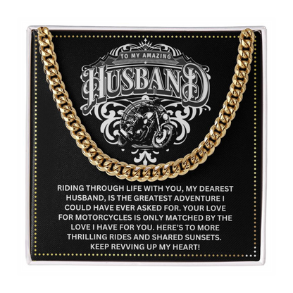 JGF Jewelry Gifts for Family Motorcycle Gifts For My Husband 40th Birthday