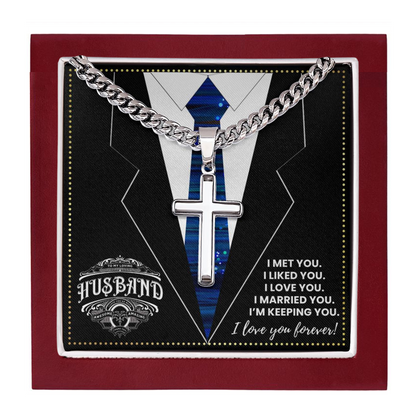 JGF Jewelry Gifts for Family 1 Year First 1st Wedding Anniversary Card For Husband Him Men