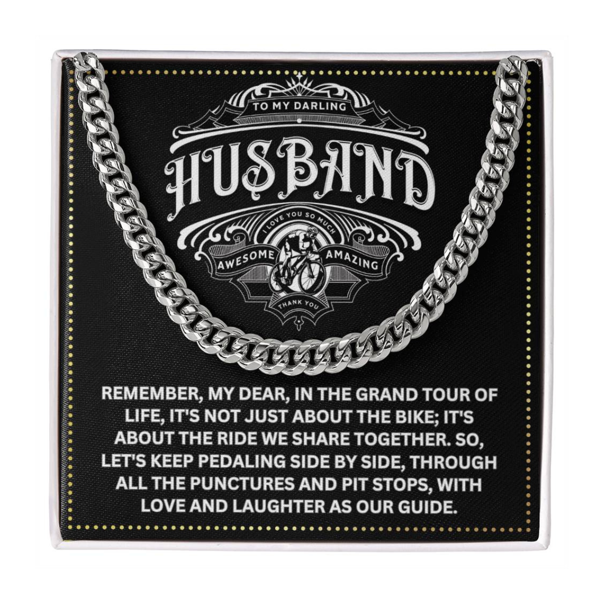 JGF Jewelry Gifts for Family Bicycle Gifts For Anniversary For Him