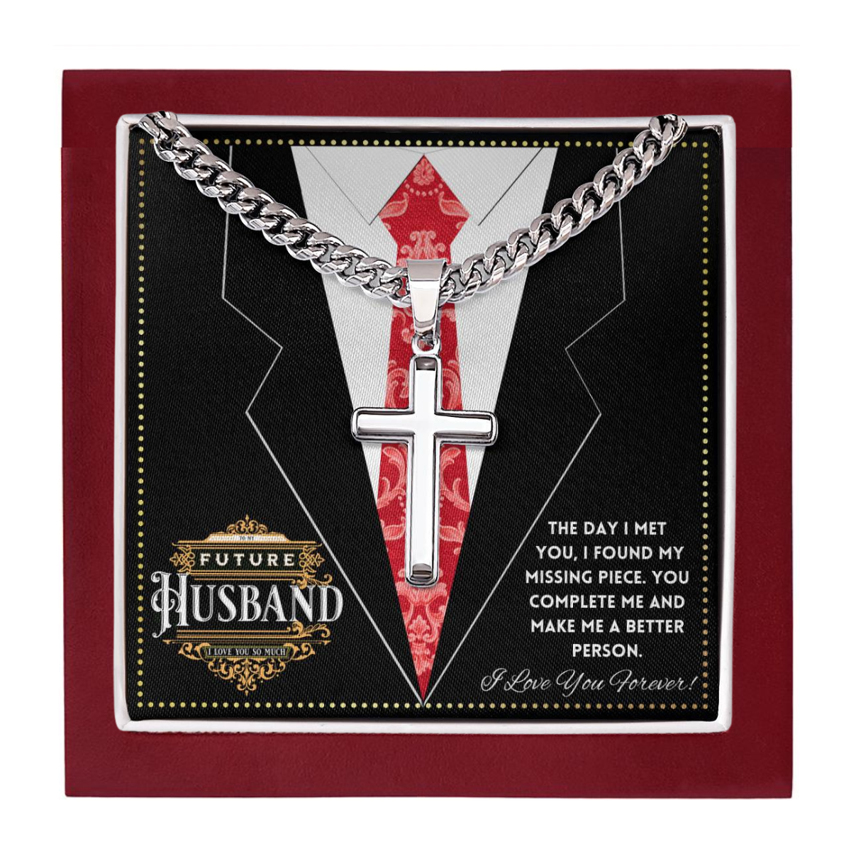 JGF Jewelry Gifts for Family My Future Husband Mr and Mrs From Fiance