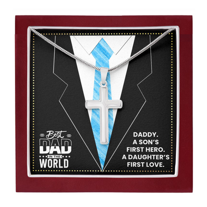 JGF Jewelry Gifts for Family I Love My Dad Gifts From Daughter And Son