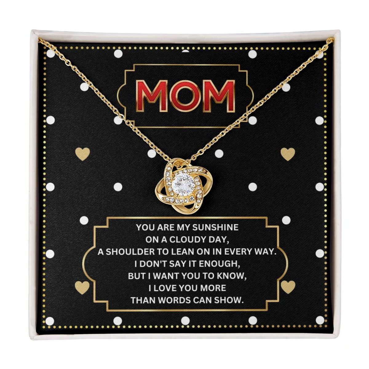 JGF Jewelry Gifts for Family I Love Mommy Necklace For My Mom
