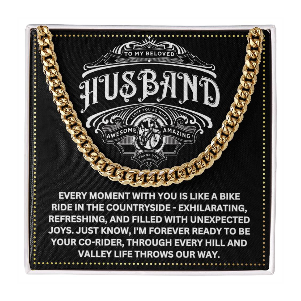 JGF Jewelry Gifts for Family Bicycle Gifts For Husband Birthday For Him