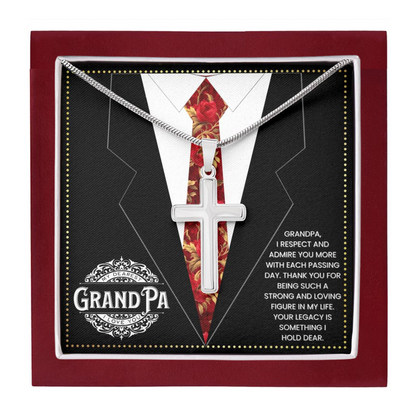 JGF Jewelry Gifts for Family Grandpa Happy 80th Birthday Card From Child