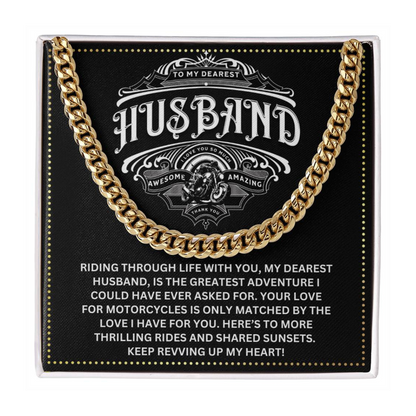 JGF Jewelry Gifts for Family My Husband Rides A Motorcycle Gifts For Him