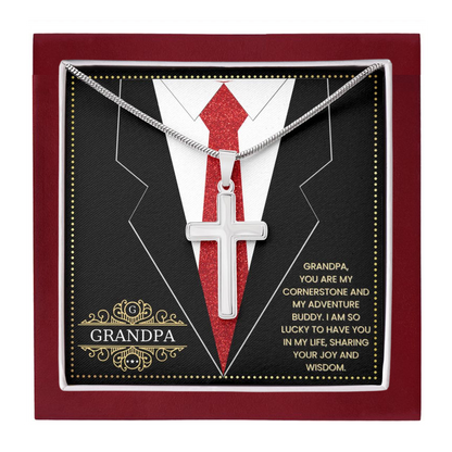 JGF Jewelry Gifts for Family 80th Birthday Gifts For Grandpa Grandfather Gifts For Men