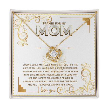 JGF Jewelry Gifts for Family Interlocking Heart Necklace Mothers Day Gift For First Time Mom