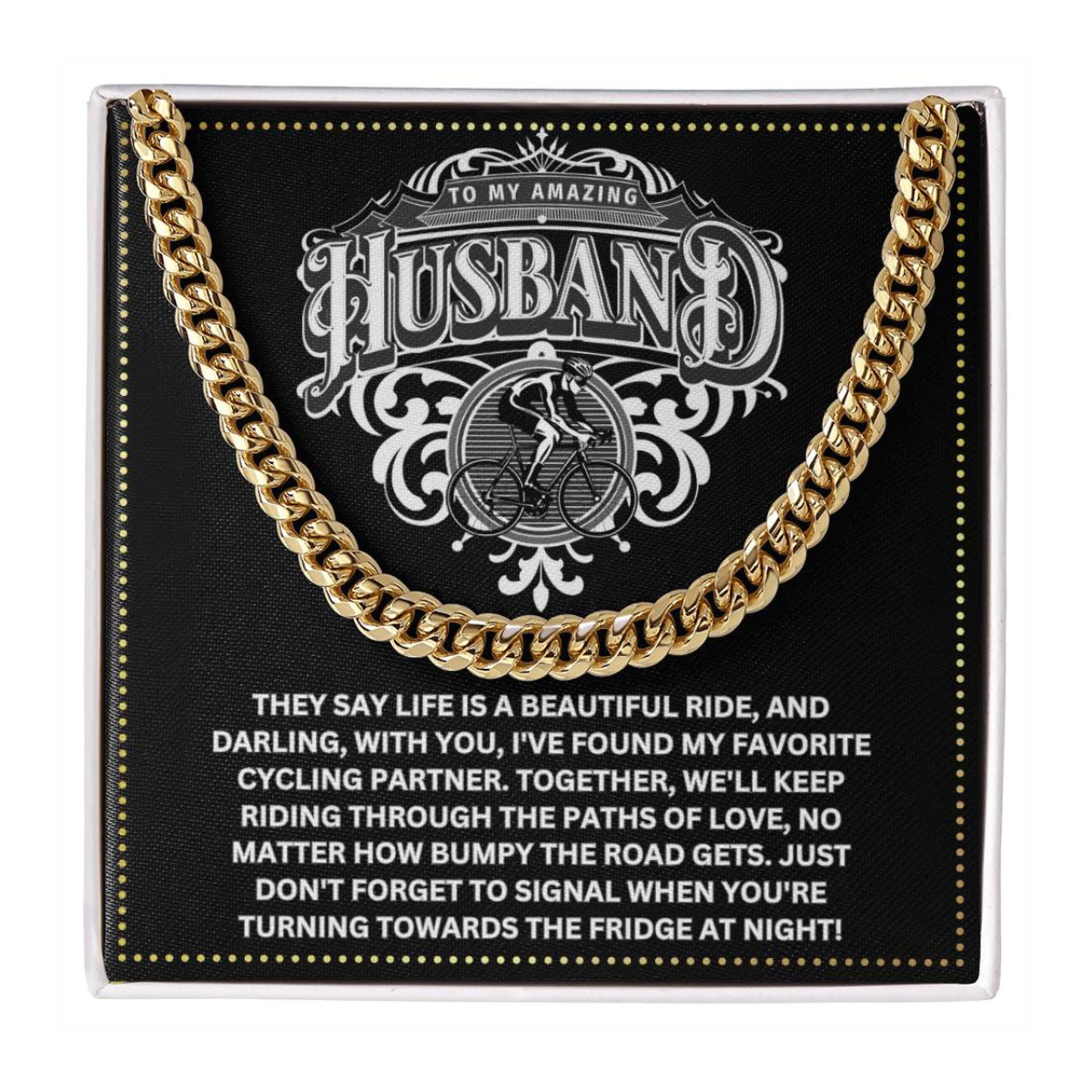 JGF Jewelry Gifts for Family Birthday Cyclist Husband Gifts For Men