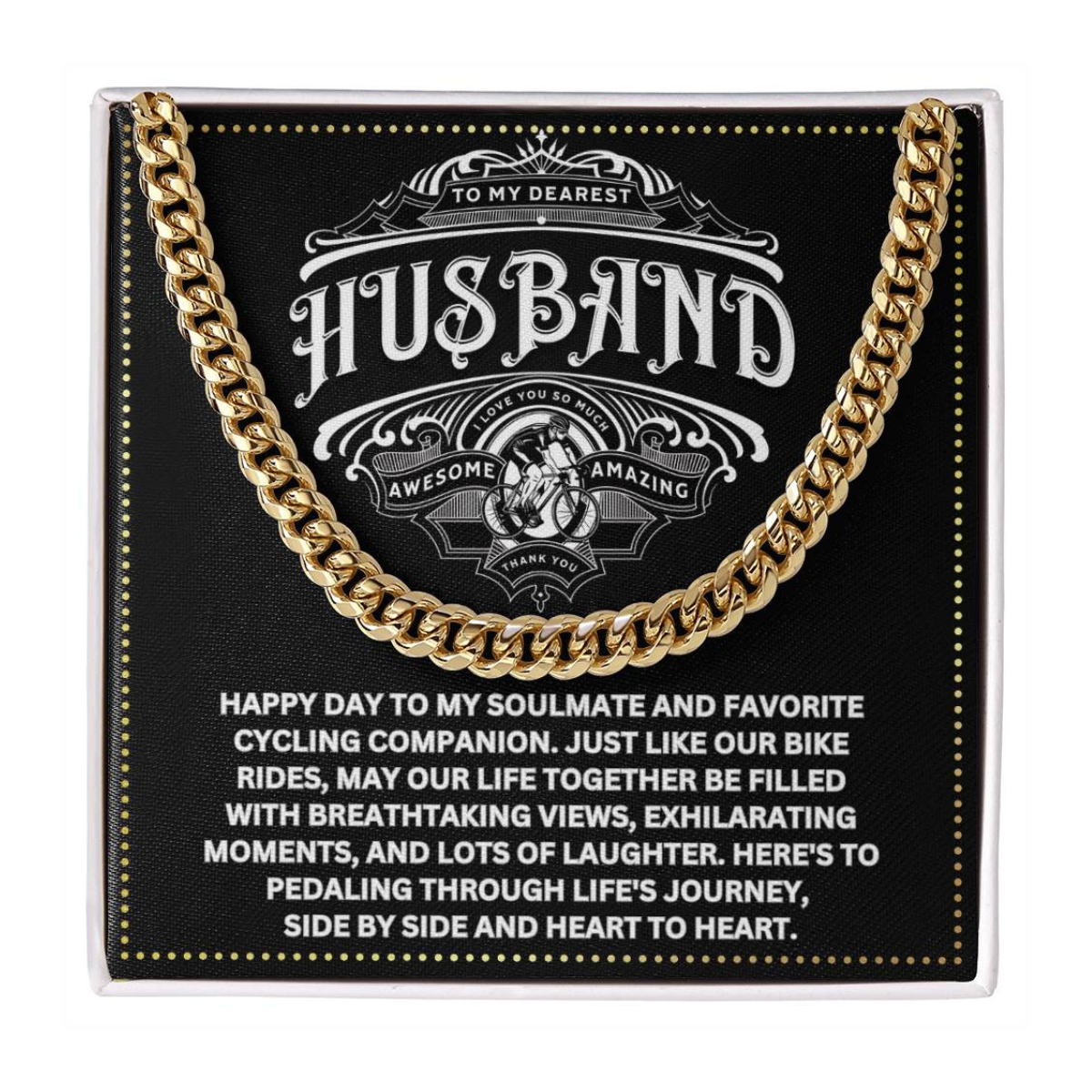 JGF Jewelry Gifts for Family Bicycle Gifts For Anniversary For Husband