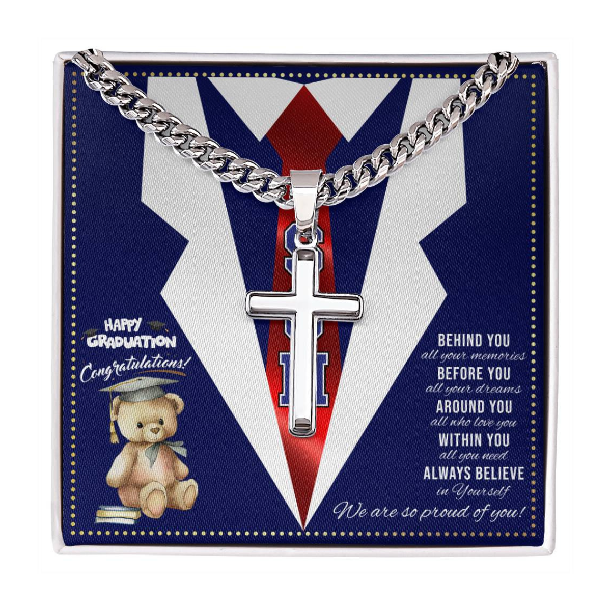 JGF Jewelry Gifts for Family Son Graduation Gifts For Boys